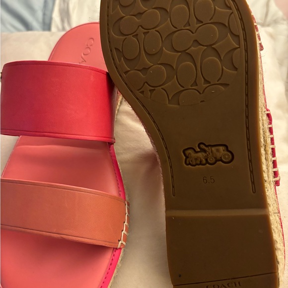 Authentic Coach espadrille sandals sz. 6.5 - Picture 3 of 3
